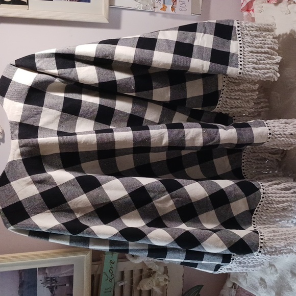 Gorgeous! Gardners Eden🌲Tree Skirt ⚜️ Buffalo Plaid Rope Fringe 🎄 Decor - Picture 15 of 15